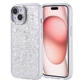 Apple iPhone 15 Kılıf Taşlı Tasarımlı  Kapi Kapak thumbnail 1