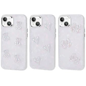 Apple iPhone 15 Kılıf Kabartma Figürlü Parlak  Eralli Silikon Kapak thumbnail 3