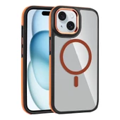 Apple iPhone 15 Kılıf M-safe Şarj Özellikli Mat Görünümlü  Solo Kapak thumbnail 2