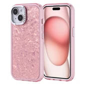 Apple iPhone 15 Kılıf Taşlı Tasarımlı  Kapi Kapak thumbnail 1