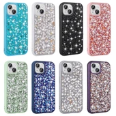 Apple iPhone 15 Kılıf Parlak Taşlı Tasarım  Linea Diamond Kapak thumbnail 5