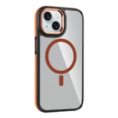 Apple iPhone 15 Kılıf M-safe Şarj Özellikli Mat Görünümlü  Solo Kapak thumbnail 1