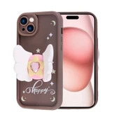 Apple iPhone 15 Kılıf Kamera Korumalı Figür Tasarımlı Zore Kapya Kapak thumbnail 5