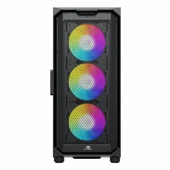PowerBoost PB-P521B 750W 80+ Bronz USB 3.2 ARGB ATX Mid Tower Siyah Kasa thumbnail 2