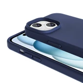 Apple iPhone 15 Plus Kılıf M-safe Şarj Özellikli Sıvı Teknolojili Silinebilir Sert  Kivi Kapak thumbnail 7