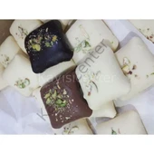 Toptan Bohça Lokum Çikolata Kaplı 12 Kg Fildişi - 1