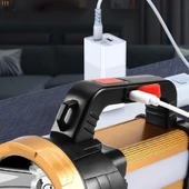 6 Mod Şarjlı EL Feneri Projektör Tipi Wt-615 thumbnail 4