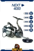 Oslo Next 4000 Big Bass 270cm 15-40gr 8X Spin Olta Seti - 4