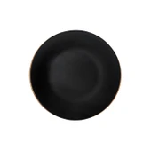 Lava Döküm Yuvarlak Servis Tabağı ve Kayın Servis Ahşabı. Çap(Ø)21cm.-Bordo thumbnail 3