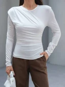 YANI BÜZGÜLÜ SANDY BLUZ - 2