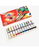 FATİH AKRİLİK BOYA TÜPLÜ 12ml 12 Lİ KARIŞIK - 1