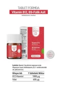 Erbatab Vitamin B12- Folik Asit B9-metilkobalamin-metilfolat thumbnail 5