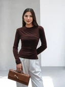 YANI BÜZGÜLÜ SANDY BLUZ - 11