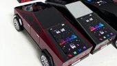 RT-1972 Tesla Cybertruck Araba Tasarımlı Bluetooth Hoparlör - TF Kart / USB / FM Destekli - 3
