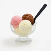 Lüks Plastik Dondurma-Tatlı Kaşık Siyah 50li thumbnail 2