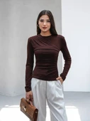 YANI BÜZGÜLÜ SANDY BLUZ - 8
