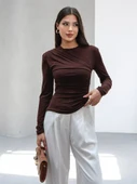 YANI BÜZGÜLÜ SANDY BLUZ - 9