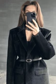 Premium Kalite Tay Tüyü Blazer - 9