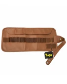 Yuga Suni Deri 36 Gözlü Rulo Kalemlik Taba thumbnail 2