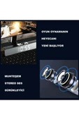 Bluetooth Hoparlör Şarjlı Ses Sistemi LED Ekran FM Çalar Saat Sıcaklık PC USB Aux Tf Kart - 6