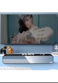 Bluetooth Hoparlör Şarjlı Ses Sistemi LED Ekran FM Çalar Saat Sıcaklık PC USB Aux Tf Kart - 9