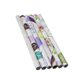 RENKLİ ÇİÇEKLİ - DESENLİ 45CM X 2MT FOLYO YAPIŞKANLI DUVAR KAĞIT (5250) - 1