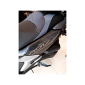 HONDA - ADV350 2024 İle Uyumlu  Yan Koruma 6D Karbon Tank Pad thumbnail 2