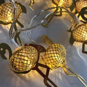 2 Metre Pilli İnce Tel Led Işık Zinciri Parti Aydınlatma (5250) - 2