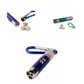 3 Fonksiyonlu Kırmızı Beyaz Işıklı Led Lazer Kedi Köpek Oyuncak Anahtarlık (5250) - 2