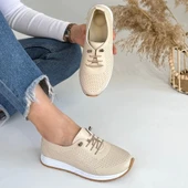 Tone Bej Cilt Bağcıklı Spor Ayakkabı thumbnail 8