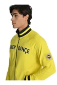 Fenerbahçe Sarı Tribün Lazer Kutulu Arma Detay Erkek Sweatshirt - 5