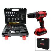 BANCO BN-5 F-136 STANLIY KIRMIZI 24W PROFESSIONAL ŞARJLI DARBELİ MATKAP SETİ ÇANTALI (5250) - 1