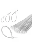 100 Adet Plastik Cırt Kelepçe Kablo Bağı Kablo Düzenleyici- 3.6 X 150 MM (5250) - 1
