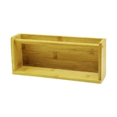 AHŞAP BAMBU  DUVAR RAFI   MIKNATISLI MONTAJ   10.2 X 25CM - Y: 5--6CM (5250) - 1