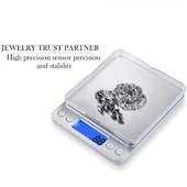 Dijital Hassas Mutfak Terazisi Hassas Tartı 2000 Gr./0.1 Gr. Hassasiyet (5250) - 4