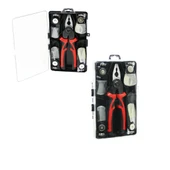 5 BAŞLIK ÇOK FONKSİYONLU PENSE SET TEL PENSE - KABLO KESİCİ - TEL SIYIRMA - MAKAS - SIKMA PENSE (5250) - 1