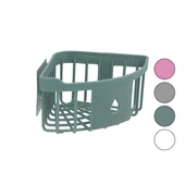 ÜÇGEN KÖŞELİK BANYO - MUTFAK ORGANİZERİ RENKLİ PLASTİK YAPIŞKANLI MONTAJ (5250) - 1