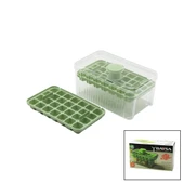 28+28=56LI KÜP ŞEKİL HAZNELİ=MİKA KRİSTAL BUZLUK 2İN1 KAPAK KULPU=KULP - KULPA BAS=BUZ DÜŞÜR (5250) - 1