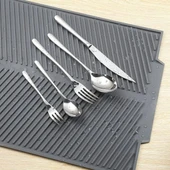 Büyük Bulaşık Kurutma Matı,Silikon Bulaşık Kurutma Matı Çok Amaçlı Tezgah Üstü Mat (5250) - 5