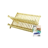 AHŞAP BAMBU BULAŞIK - TABAKLIK TEZGAH ÜSTÜ 43X43CM (5250) - 1