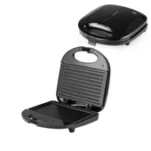 MİNİ ELEKTRİKLİ TOST MAKİNESİ 2 DİLİM YAPIŞMAZ YÜZEY - KİLİTLENEBİLİR KAPAK 750W SSM-2588 (5250) - 1