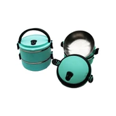 TURKUAZ 2Lİ SEFER TASI SAKLAMA KABI 1.2LT (5250) - 1