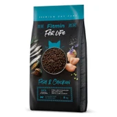 Fitmin Forlife Fish Chicken Tavuklu Balıklı Yetişkin Kedi Maması 8 Kg - 1