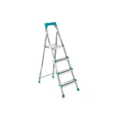 3+1BASAMAKLI METAL MERDİVEN Y: 82CM - 120KG.TAŞIMA KAPASİTESİ (5250) - 1