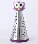 porselen baykuş başlı paslanmaz rende MOR RENK - 1