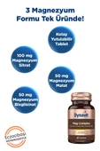 Dynavit Mag Complex 200mg Magnezyum Kompleks 3lü Form (Malat-Sitrat-Bisglisinat) 60 Tab - Magnesium Complex thumbnail 2