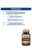 Dynavit Mag Complex 200mg Magnezyum Kompleks 3lü Form (Malat-Sitrat-Bisglisinat) 60 Tab - Magnesium Complex thumbnail 4