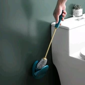 DUVARA MONTE YAPIŞKANLI YEŞİL RENK TUVALET FIRÇASI - 3