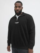 Jack Jones Jjesoho Sweat Quarter Zıp Hn Noos Pls Sweat 12279519 thumbnail 2