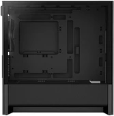 NZXT H3 Flow 2025 CC-H31FB-01 1 Fanlı mATX Siyah Bilgisayar Kasası thumbnail 2